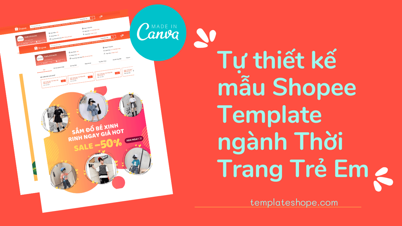 template shopee