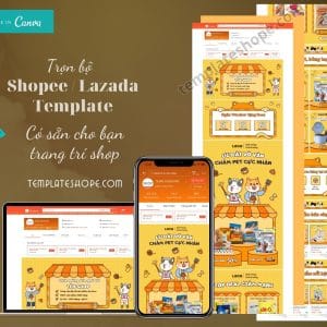 template shopee
